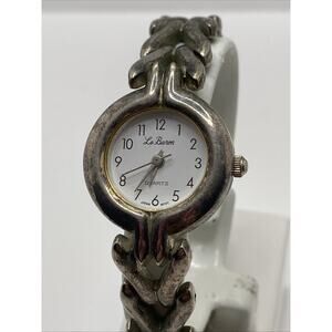 Le Baron Silver Ladies Quartz Watch New Battery!
